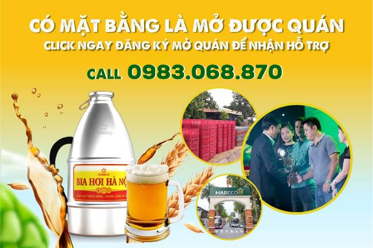 Phương Pháp Bảo Quản Bia Hơi Hà Nội Chuẩn Từ HABECO 183 Hoàng Hoa Thám - Các nhà hàng, quán ăn cần phải lưu ý!