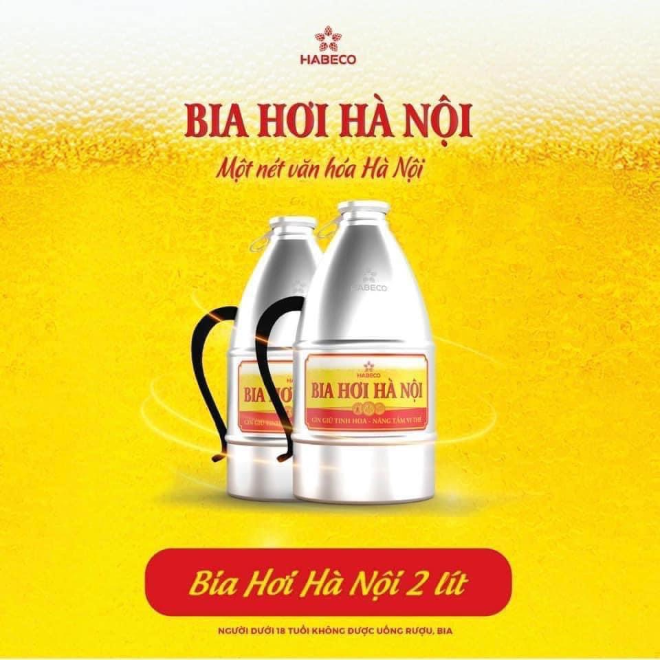 BIA KEG 2 LÍT GIÁ TỐT HƯƠNG VỊ TRUYỀN THỐNG HÀ THÀNH
